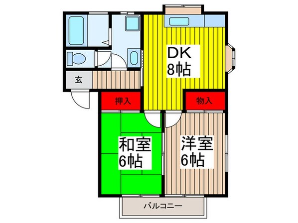 木崎ハイツの物件間取画像